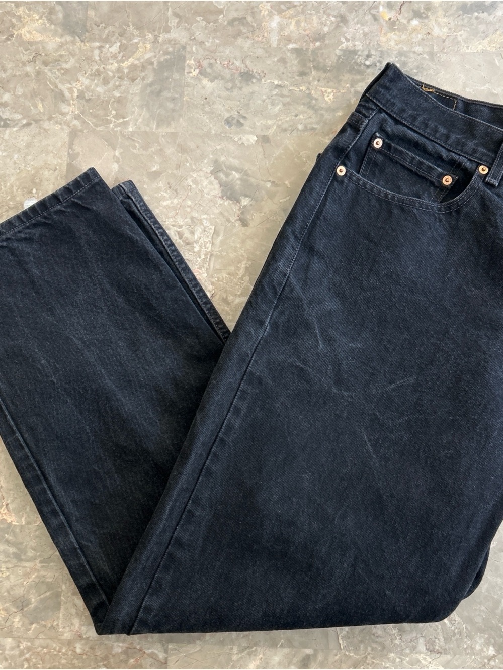 Vintage 2005 Levi’s 550 Relaxed Fit Black Jeans 36x30